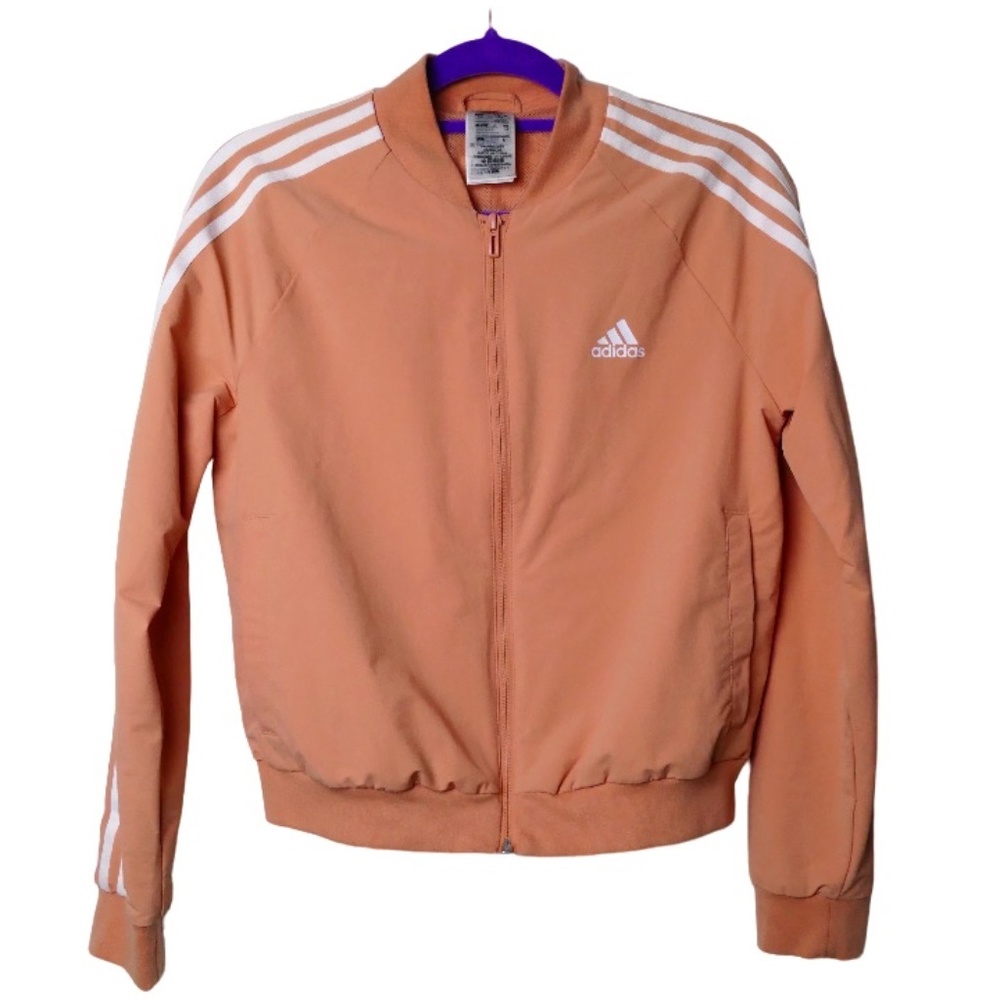Adidas Classic Track Jacket in Pink Medium